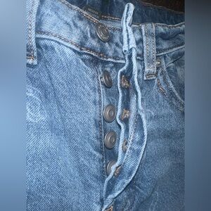 Wild Fable Blue Button-Fly Women Jeans